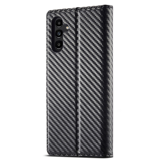 Flap case for Samsung Galaxy A56, Carbon LC.IMEEKE, black