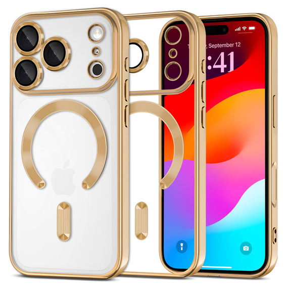 Magnetic case with lens protection for iPhone 17 Pro
