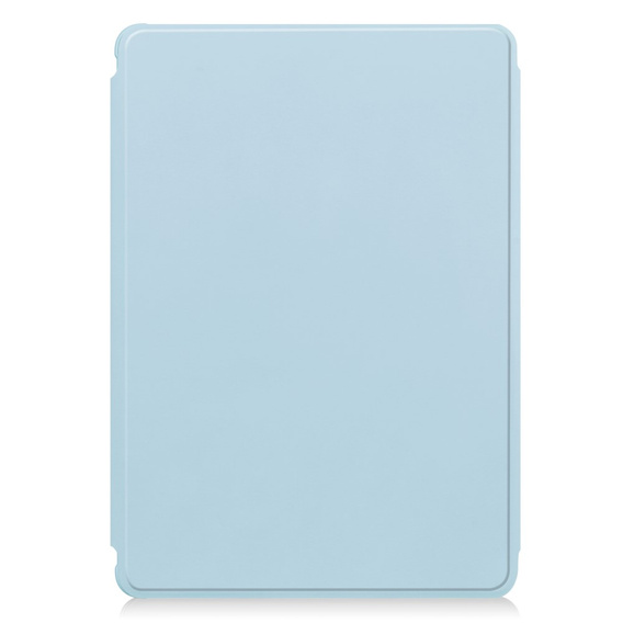 Keyboard case for Samsung Galaxy Tab S10 Lite / S10 FE / S9 FE, Rotary 360° Leather, light blue