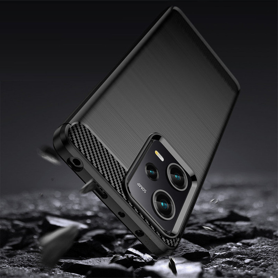 Case for Xiaomi Poco X5 Pro 5G, Carbon, black
