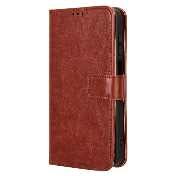 Flip case for Samsung Galaxy M15 5G, Crazy Horse Wallet, brown
