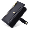 Flip case for Oppo Reno8 T 4G, Wallet Zipper Pocket, black