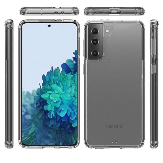 Case for Samsung Galaxy S21+ Plus, Fusion Hybrid, transparent