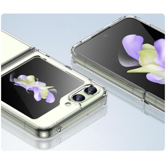 Case for Samsung Galaxy Z Flip 5 5G, Fusion Hybrid, transparent