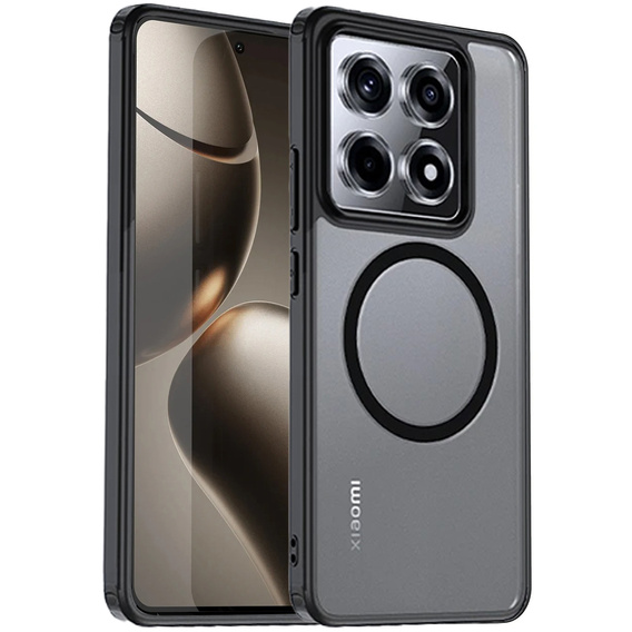 Case for Xiaomi 14T Pro, Fusion Hybrid, for MagSafe, black
