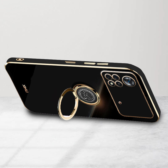 Case for Xiaomi Poco X4 Pro 5G, Electro Ring, black