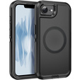 Case with frame for iPhone 16E, for MagSafe, black