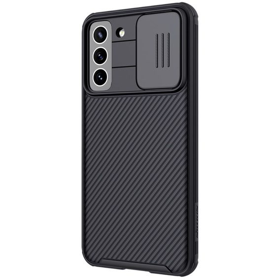 Case for Samsung Galaxy S21 FE, Armored Nillkin, CamShield Pro, black