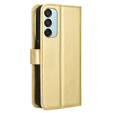 Flip case for Samsung Galaxy M35, Crazy Horse Wallet, gold