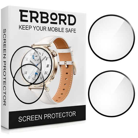 2x ERBORD Hybrid Glass for Huawei Watch GT 5 41mm