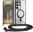 Case for Samsung Galaxy S25 Ultra, Electro MagSafe, black + Lanyard