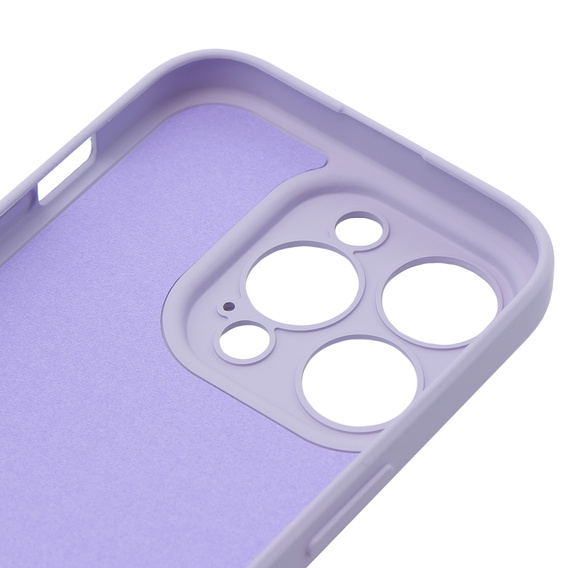 Case for iPhone 15 Pro, Silicone Lite, purple