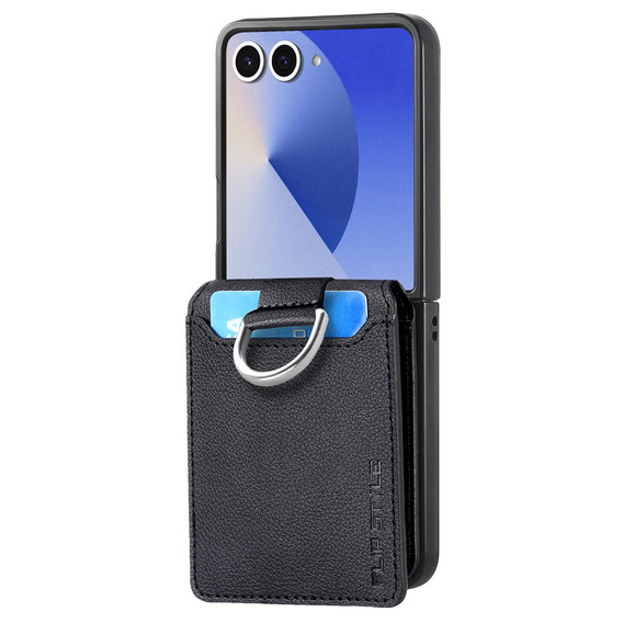 Case with card slot and ring for Samsung Galaxy Z Flip7