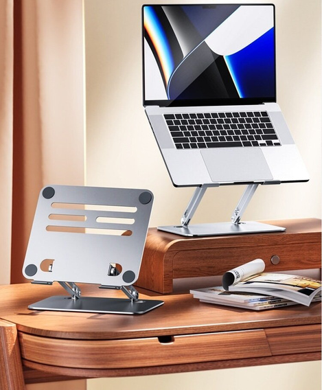 Laptop stand up to 17 inches, steel ERBORD P89, grey