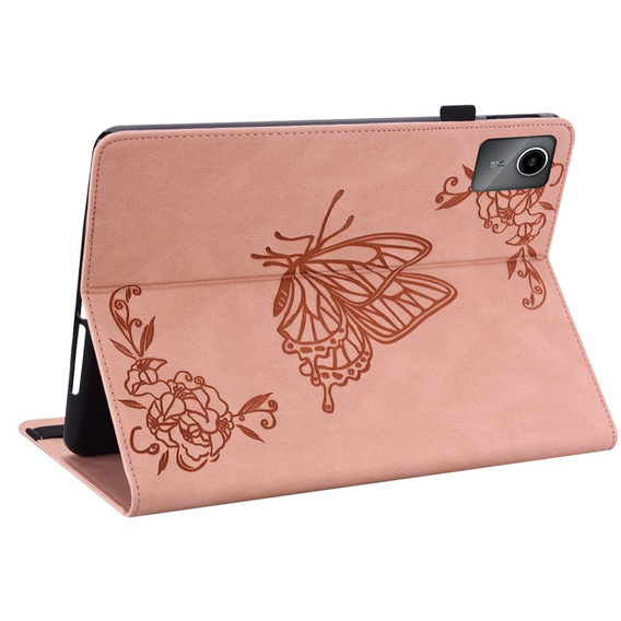 Case for Lenovo Tab M11, Butterfly, pink