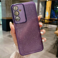 Case for Samsung Galaxy M55 5G, Glittery Powder, purple