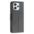 Flip case for Xiaomi Redmi 12 4G, Wallet Litchi Magnet, black