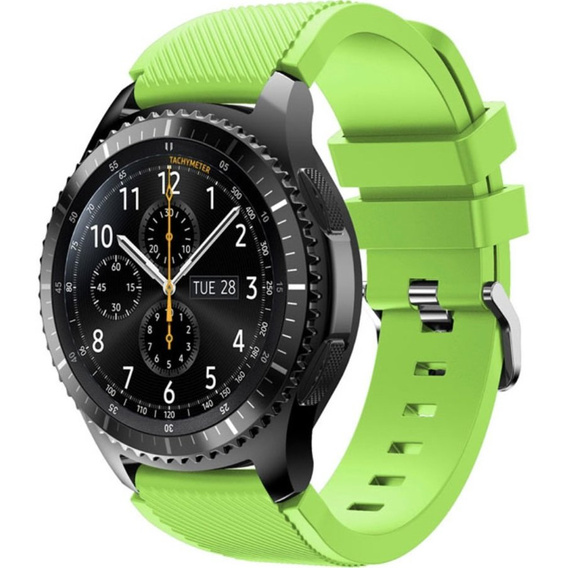 Silicone strap Twill Texture 20mm, Cyan