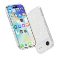 Case for iPhone Air, for MagSafe, glitter, transparent