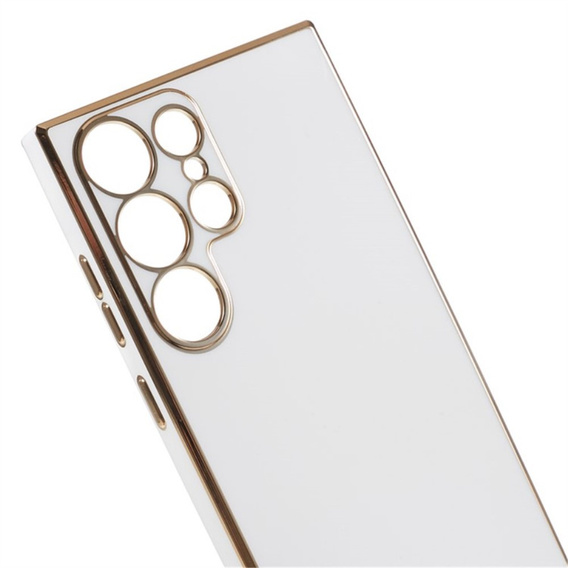 Case for Samsung Galaxy S24 Ultra, Glamour CamShield, white