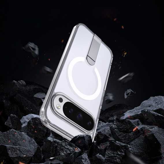 Fusion Hybrid case for Google Pixel 10 Pro XL, for MagSafe, with stand, transparent