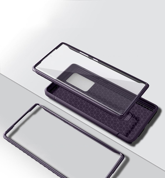 Case for Samsung Galaxy Note 20 Ultra, Suritch Basic (Two Frames), purple