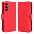 Flip case for Samsung Galaxy A15 4G / 5G, Card Slot, red