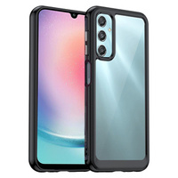Case for Samsung Galaxy A25 5G, Fusion Hybrid, transparent / black + 9H glass