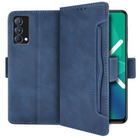 Flip case for Realme GT Master, Card Slot, blue
