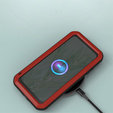 Love Mei Case for Samsung Galaxy S23 FE, armored with glass, red