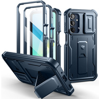 Armored case for Samsung Galaxy A16, Dexnor Full Body (Two Frames), dark blue