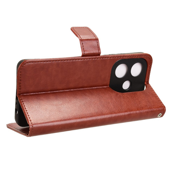 Flip case for Oppo A40 / Oppo A40m, Crazy Horse Wallet, brown