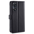 Flip case for Oppo Reno8 T 4G, Wallet Zipper Pocket, black