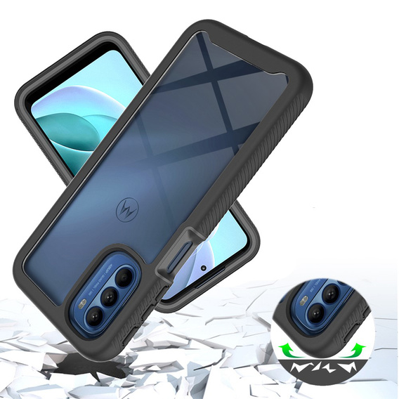 Case for Motorola Moto G31/G41, Shockproof, with film, blue