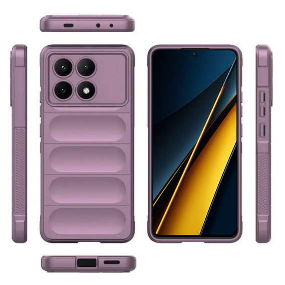 Case for Xiaomi Poco F6 Pro, Gaming Shockproof, purple