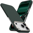 BENKS Kevlar case for iPhone 17 Pro Max, Magnetic Armour Tint 1000D 0070, for MagSafe, active button – green