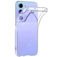 Case for Samsung Galaxy A15 5G, Silicone Brocade, clear + 9H Glass