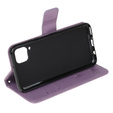 Flip case for Huawei P40 Lite, Butterfly Flower, purple