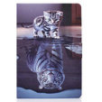 Case for Samsung Galaxy Tab A9+ X210 / X215 / X216B, cat and tiger
