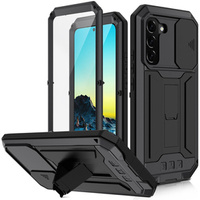 Armored case for Samsung Galaxy S22+ Plus 5G, R-JUST CamShield Slide, black