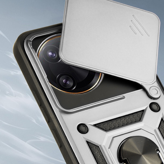 Case for Xiaomi Poco F7 Ultra, CamShield Slide, silver