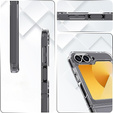 Case for Samsung Galaxy Z Flip7 FE / Z Flip6, Fusion Hybrid, transparent