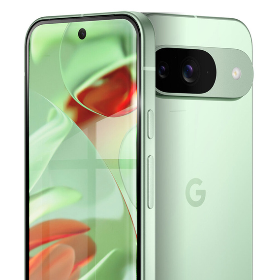 3D Tempered Glass for Google Pixel 9, black frame