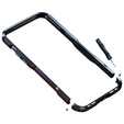 Case LUPHIE for iPhone 13 Pro Max, Armor Bumper, black / red