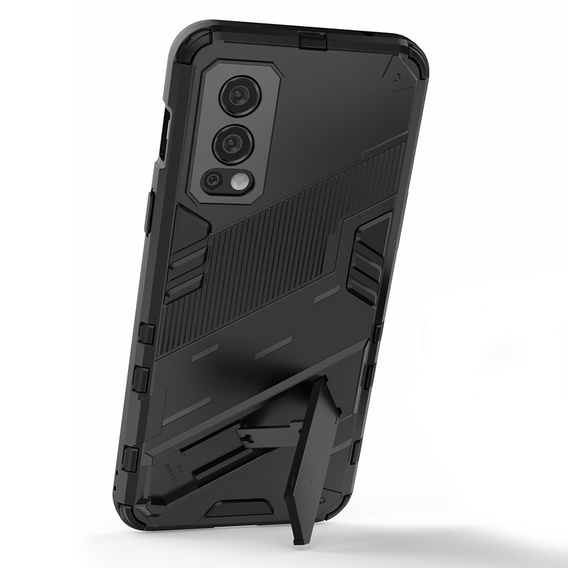 Case for OnePlus Nord 2 5G, Military kickstand, blue