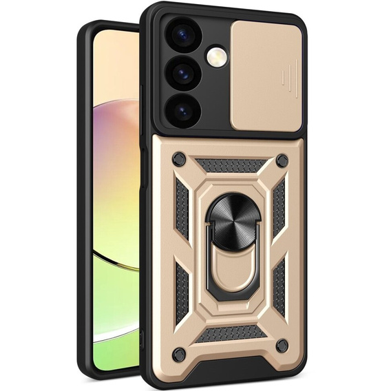 Case for Samsung Galaxy S24+ Plus, CamShield Slide, gold