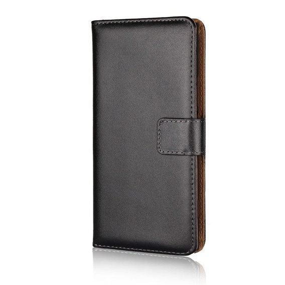 Flip case for Sony Xperia XZ1, Leather Flexi Book, black