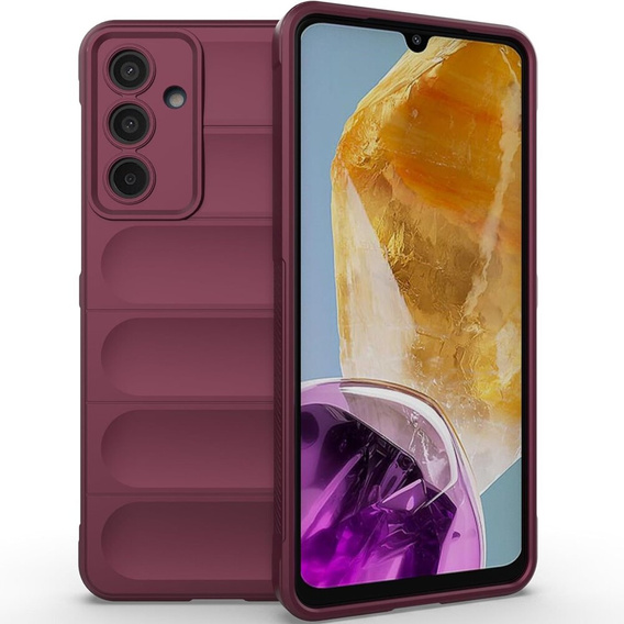Case for Samsung Galaxy M55 5G, Gaming Shockproof, maroon