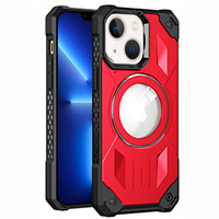 Case for iPhone 14, Heavy Duty, for MagSafe, red