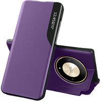 Flap case for Honor Magic 6 Lite 5G, Side View, purple